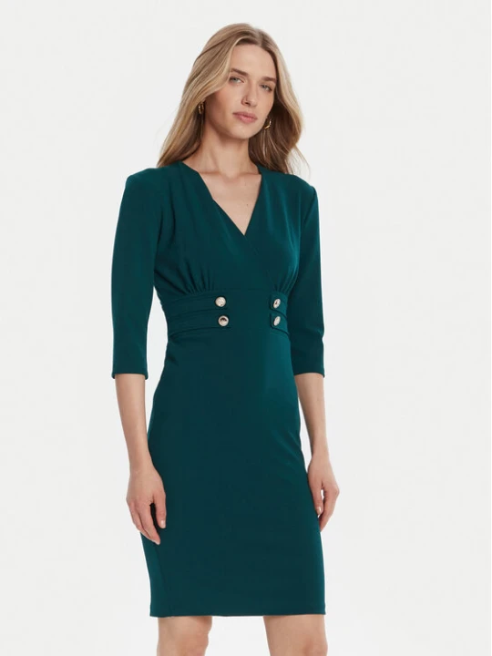 Zdjęcie produktu Rinascimento Sukienka koktajlowa CFC0126151003 Zielony Slim Fit