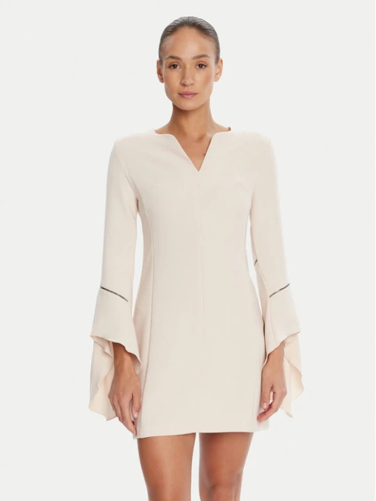 Zdjęcie produktu Rinascimento Sukienka koktajlowa CFC0126187003 Beżowy Slim Fit