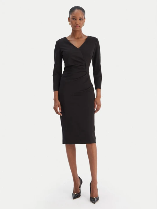 Zdjęcie produktu Rinascimento Sukienka koktajlowa CFC0126655003 Czarny Slim Fit