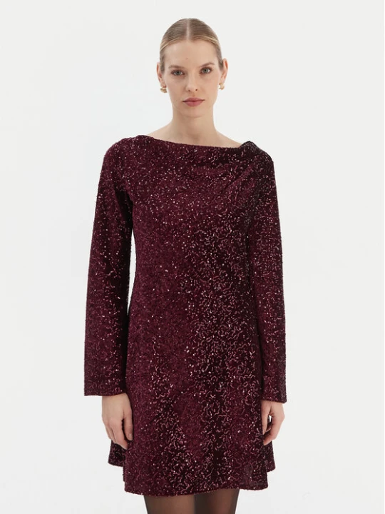 Zdjęcie produktu Rinascimento Sukienka koktajlowa CFC0126781003 Bordowy Regular Fit