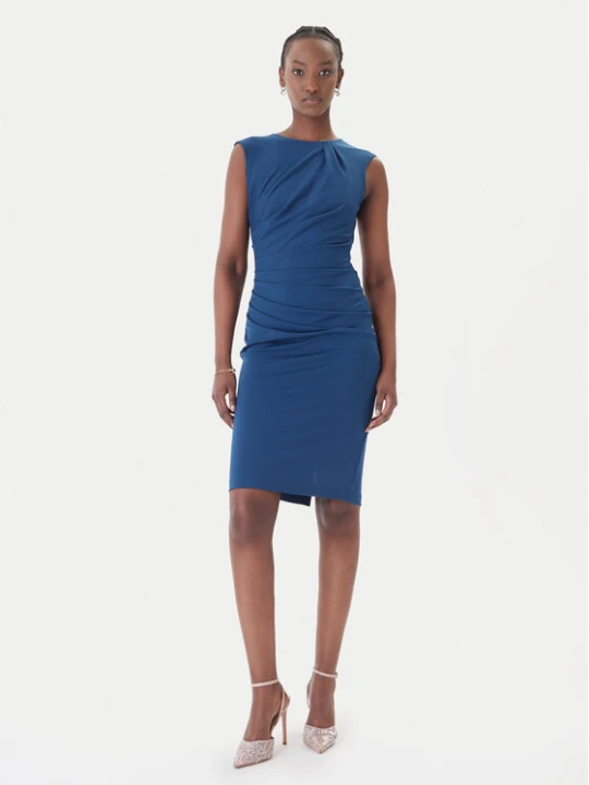 Zdjęcie produktu Rinascimento Sukienka koktajlowa CFC0127683003 Niebieski Slim Fit