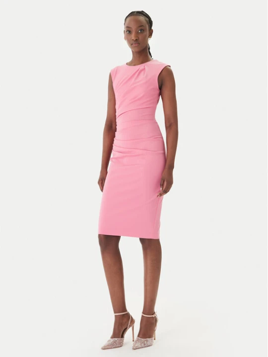 Zdjęcie produktu Rinascimento Sukienka koktajlowa CFC0127683003 Różowy Slim Fit