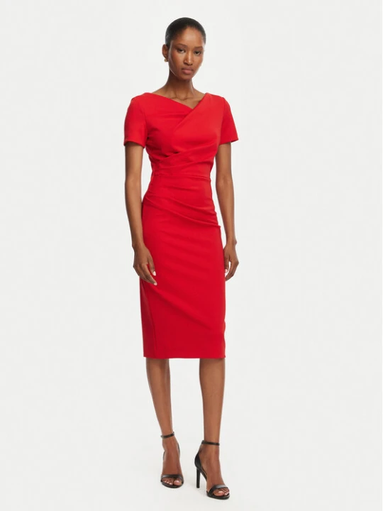 Zdjęcie produktu Rinascimento Sukienka koktajlowa CFC0129420003 Czerwony Slim Fit