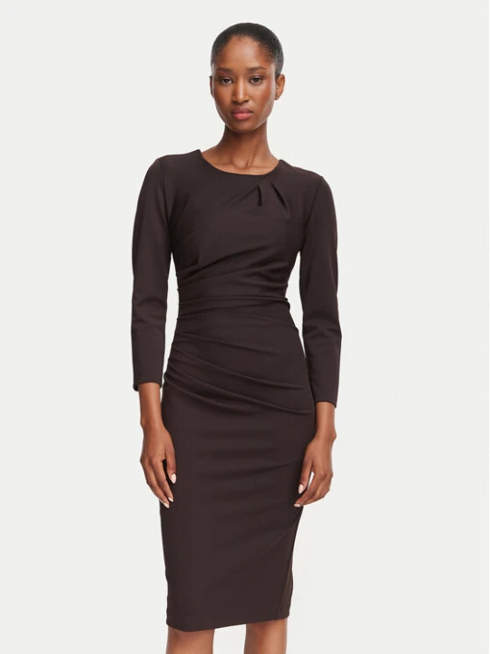Zdjęcie produktu Rinascimento Sukienka koktajlowa CFC0130273003 Brązowy Slim Fit