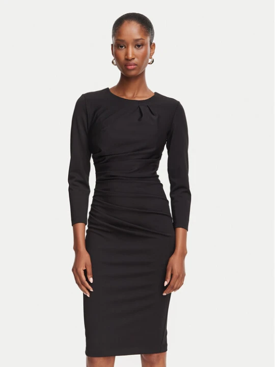 Zdjęcie produktu Rinascimento Sukienka koktajlowa CFC0130327003 Czarny Slim Fit