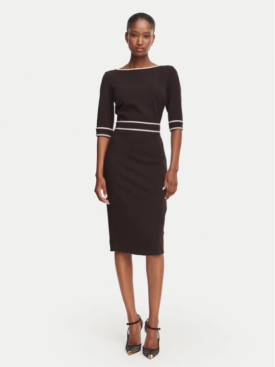 Zdjęcie produktu Rinascimento Sukienka koktajlowa CFC0131086003 Brązowy Slim Fit