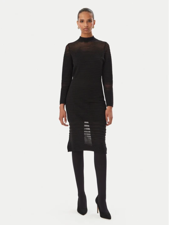 Zdjęcie produktu Rinascimento Sukienka koktajlowa CFM0012384003 Czarny Slim Fit