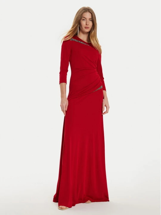 Zdjęcie produktu Rinascimento Sukienka wieczorowa CFC0121168003 Czerwony Slim Fit