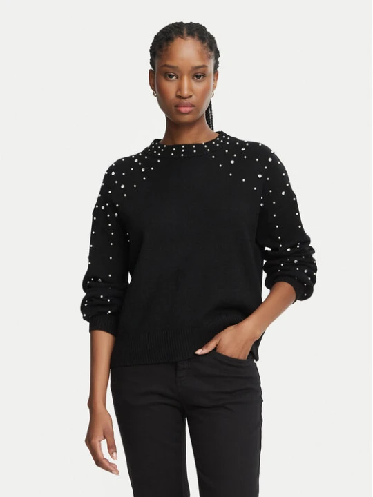 Zdjęcie produktu Rinascimento Sweter CFM0012304003 Czarny Regular Fit