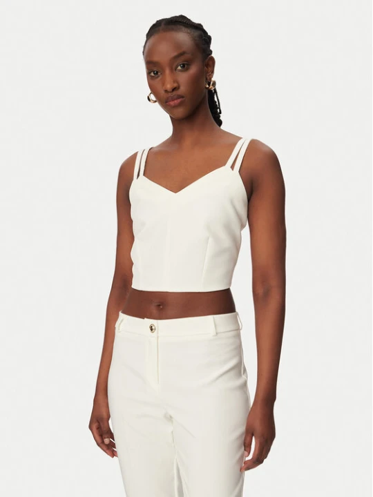Zdjęcie produktu Rinascimento Top CFC0127891003 Biały Slim Fit