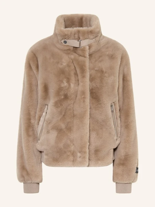 Zdjęcie produktu Rino & Pelle Kurtka Ze Sztucznego Futra beige