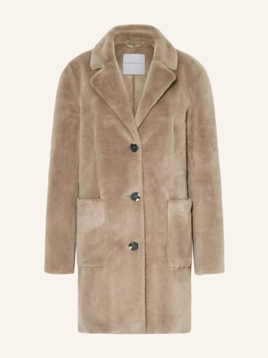 Zdjęcie produktu Rino & Pelle Płaszcz Ze Sztucznego Futra Lenna beige