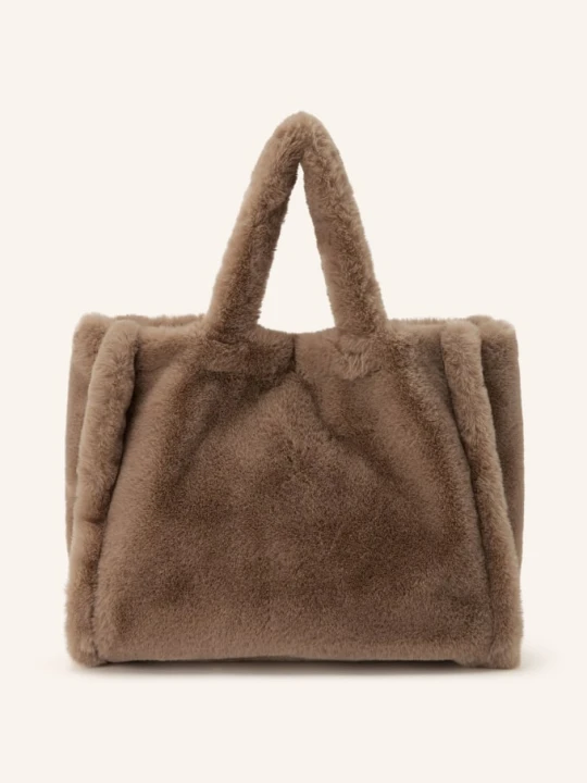Zdjęcie produktu Rino & Pelle Shopperka Na Zakupy Z Sztucznego Futra Daan beige