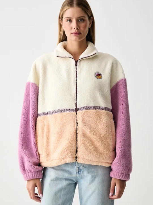 Zdjęcie produktu Rip Curl bluza damska polarowa SURF REVIVAL beżowy