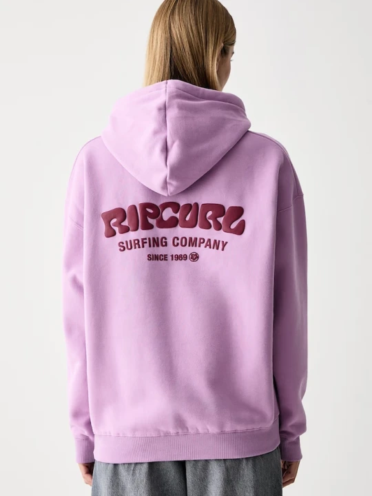 Zdjęcie produktu Rip Curl bluza z kapturem damska SURF PUFF HERITAGE fioletowy