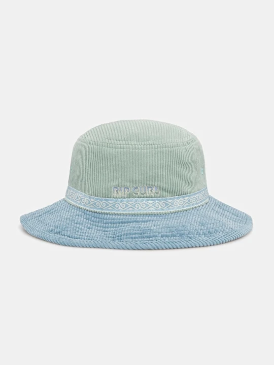 Zdjęcie produktu Rip Curl kapelusz bucket damski sztruksowy turkusowy