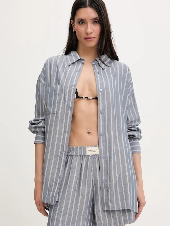 Zdjęcie produktu Rip Curl koszula damska z wiskozy BEACH DAYS PINSTRIPE niebieski
