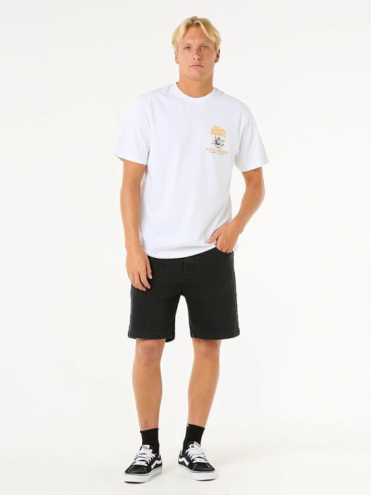 Zdjęcie produktu Rip Curl Koszulka "Shaper Address" w kolorze białym rozmiar: M