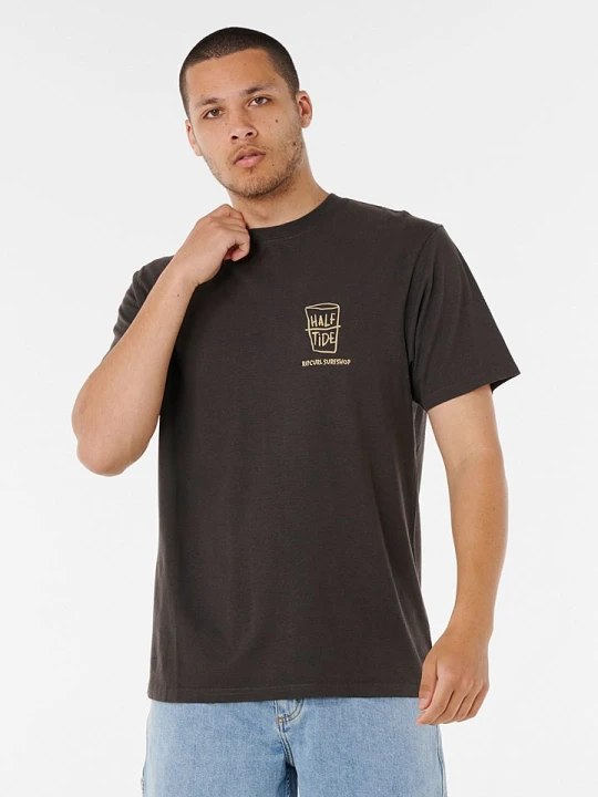 Zdjęcie produktu Rip Curl Koszulka "Shaper Address" w kolorze brązowym rozmiar: S