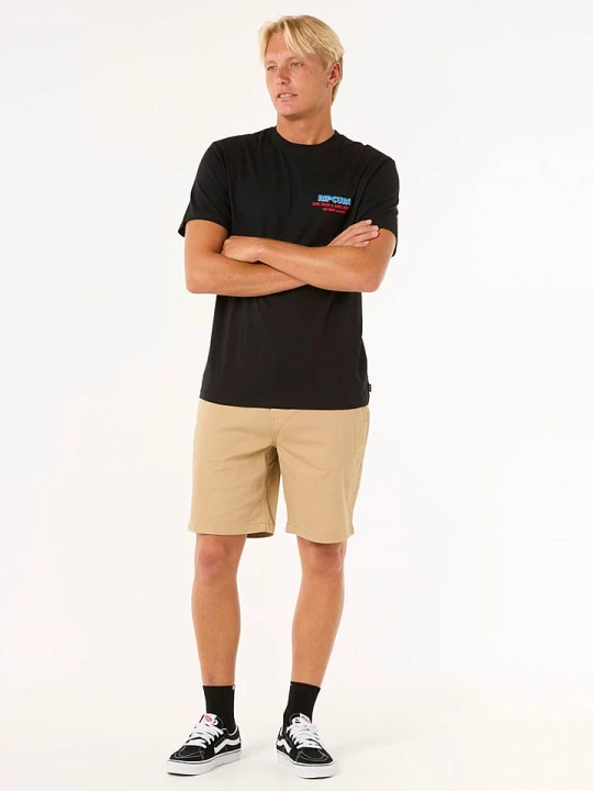 Zdjęcie produktu Rip Curl Koszulka "Surf Revival Ding Repair" w kolorze czarnym rozmiar: M