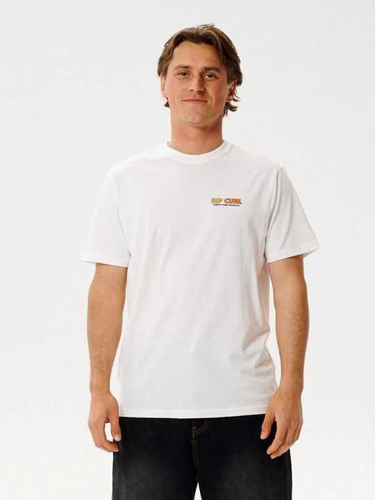 Zdjęcie produktu Rip Curl Koszulka "Surf Revival Lined Up" w kolorze białym rozmiar: XXL