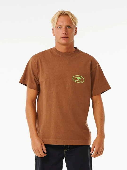Zdjęcie produktu Rip Curl Koszulka w kolorze jasnobrązowym rozmiar: S