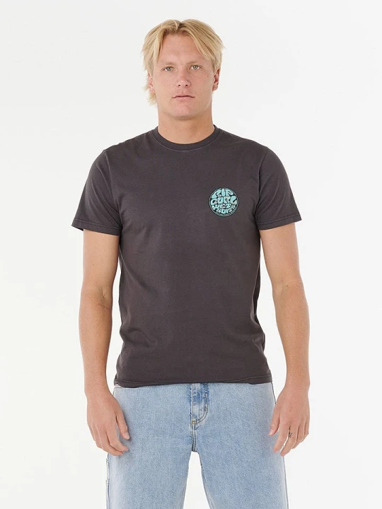 Zdjęcie produktu Rip Curl Koszulka "Wettie Passage Icon" w kolorze antracytowym rozmiar: M