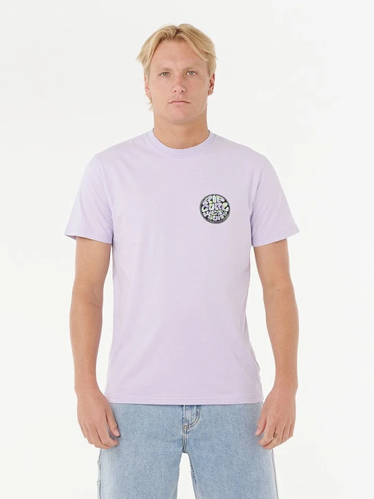 Zdjęcie produktu Rip Curl Koszulka "Wettie Passage Icon" w kolorze fioletowym rozmiar: M