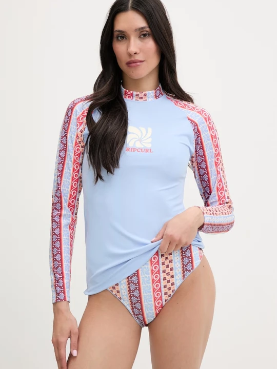 Zdjęcie produktu Rip Curl longsleeve kąpielowy damski COASTAL INSTINCT niebieski