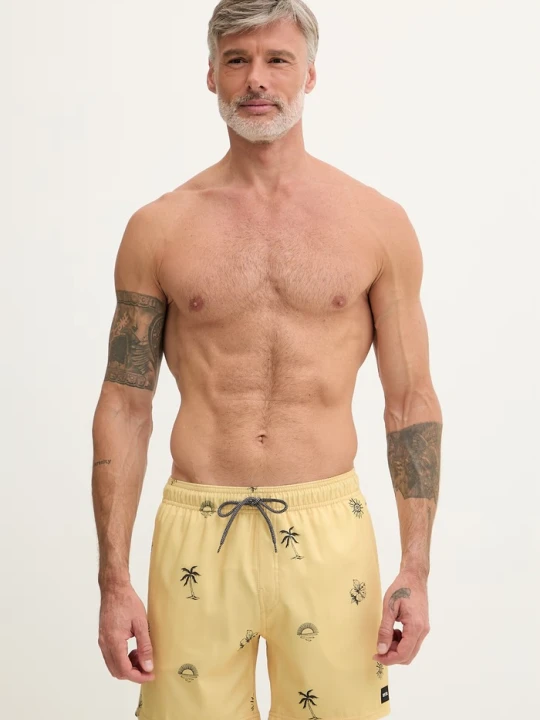 Zdjęcie produktu Rip Curl szorty kąpielowe męskie SESSIONS VOLLEY żółty