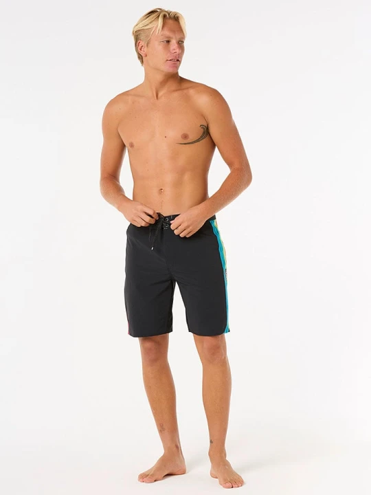Zdjęcie produktu Rip Curl Szorty kąpielowe "Mirage 3 / 2 / 1 Ultimate" w kolorze czarnym ze wzorem rozmiar: 28