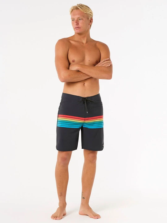 Zdjęcie produktu Rip Curl Szorty kąpielowe "Mirage Surf Revival" w kolorze czarnym ze wzorem rozmiar: 31