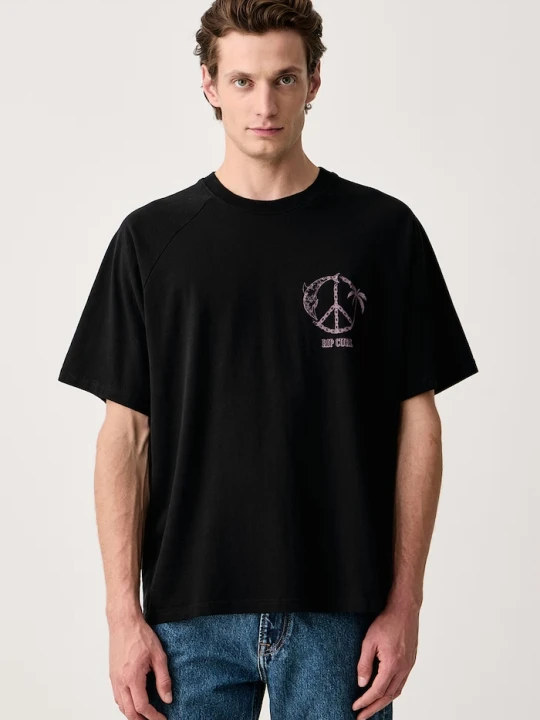 Zdjęcie produktu Rip Curl T-shirt męski bawełniany DISORDER czarny