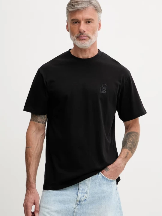 Zdjęcie produktu Rip Curl T-shirt męski bawełniany SEARCH EMBROIDERY czarny