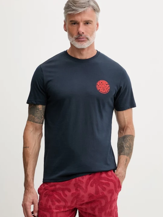 Zdjęcie produktu Rip Curl T-shirt męski bawełniany WETTIE ICON granatowy