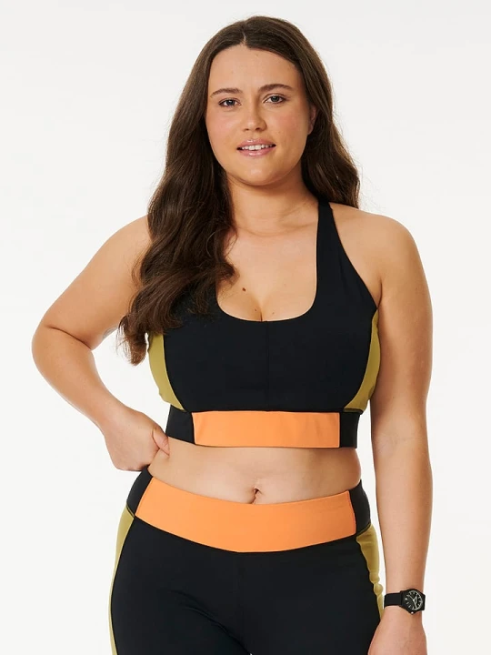 Zdjęcie produktu Rip Curl Top sportowy "RSS Valley" ze wzorem rozmiar: S