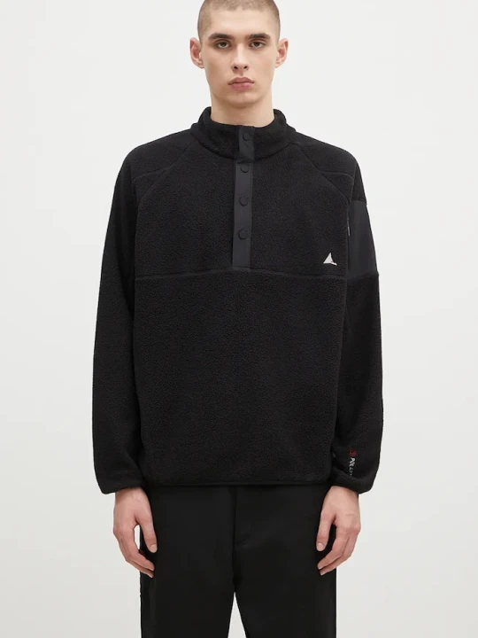 Zdjęcie produktu ROA bluza polarowa Polartec Fleece Button Up czarny