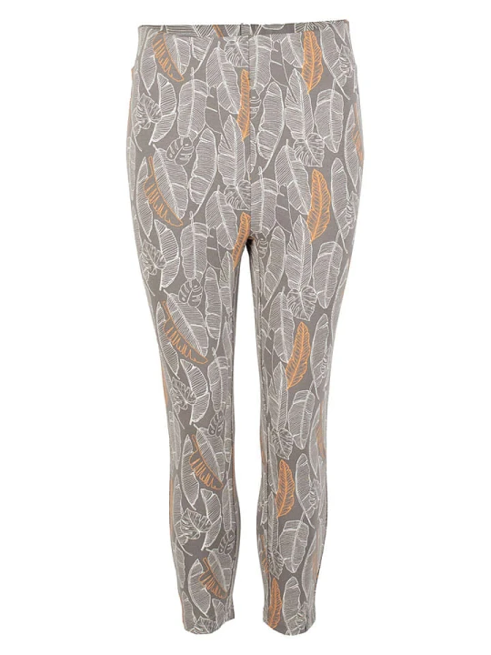 Zdjęcie produktu Roadsign Legginsy w kolorze szaro-biało-pomarańczowym rozmiar: M