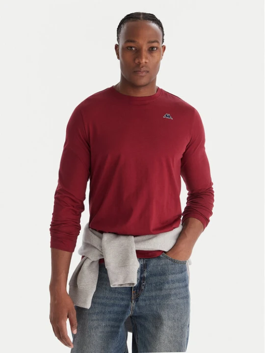 Zdjęcie produktu Robe di Kappa Longsleeve 631189W Czerwony Slim Fit
