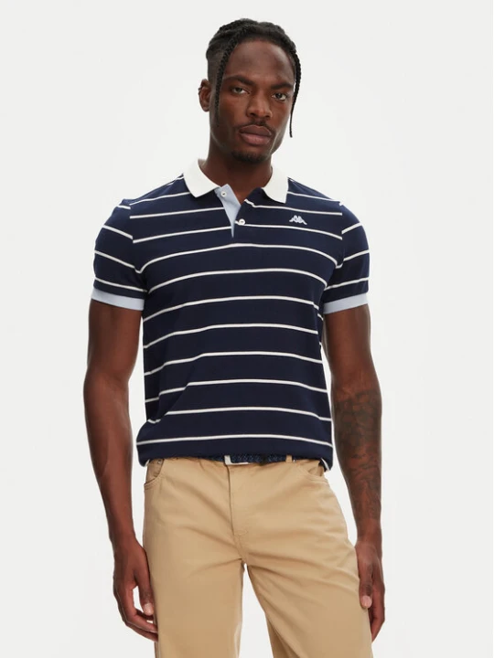 Zdjęcie produktu Robe di Kappa Polo Masao 64131FW Granatowy Slim Fit