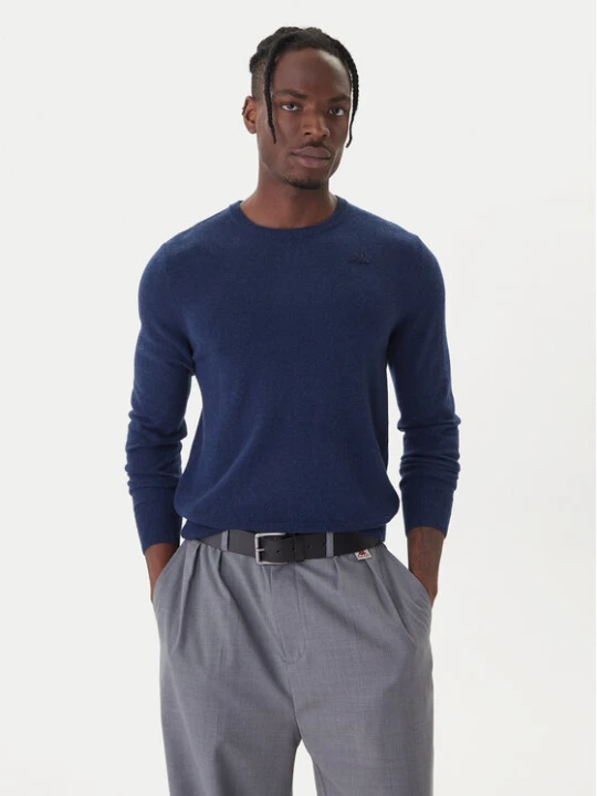 Zdjęcie produktu Robe di Kappa Sweter Lamb Bimberke 670477X Granatowy Regular Fit