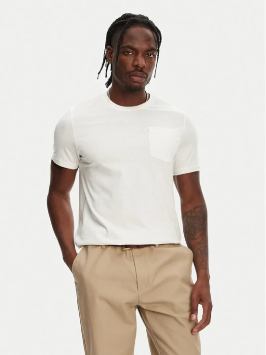 Zdjęcie produktu Robe di Kappa T-Shirt Dorel 64131EW Écru Regular Fit Kremowy