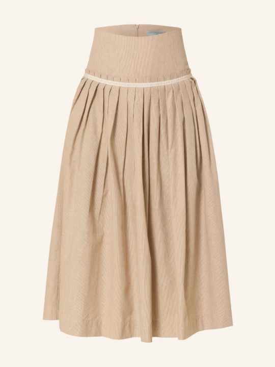 Zdjęcie produktu Rockmacherin Spódnica W Stylu Ludowym Weissach Z Lnu beige