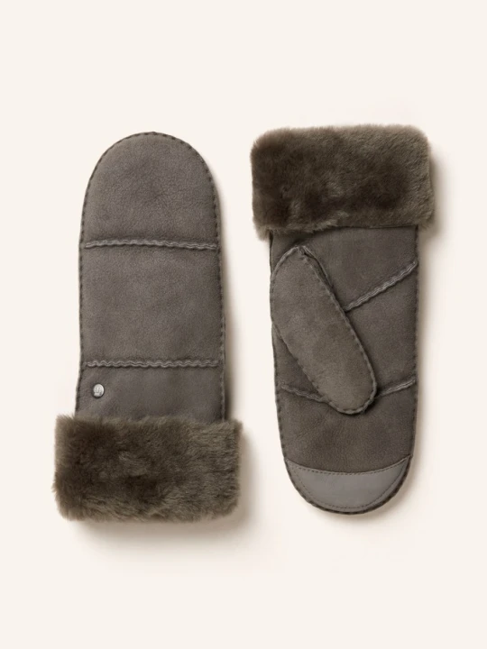 Zdjęcie produktu Roeckl Rękawiczki Jednopalcowe Igloo Z Prawdziwym Futrem grau SZARY