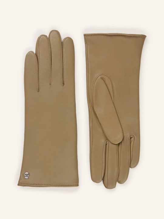 Zdjęcie produktu Roeckl Skórzane Rękawiczki Hamburg beige