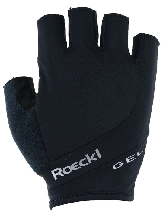 Zdjęcie produktu Roeckl SPORTS Rękawiczki kolarskie "Halver 2" w kolorze czarnym rozmiar: 7, 5