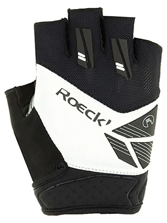 Zdjęcie produktu Roeckl SPORTS Rękawiczki kolarskie "Index" w kolorze czarno-białym rozmiar: 6, 5