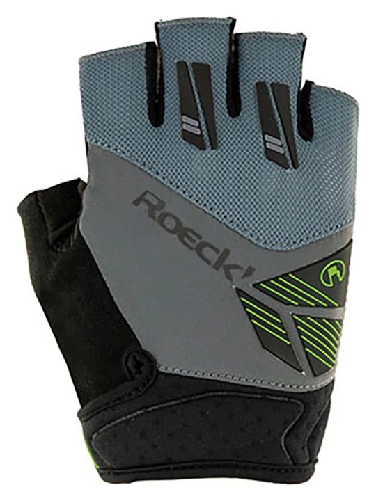 Zdjęcie produktu Roeckl SPORTS Rękawiczki kolarskie "Index" w kolorze szaro-czarnym rozmiar: 8