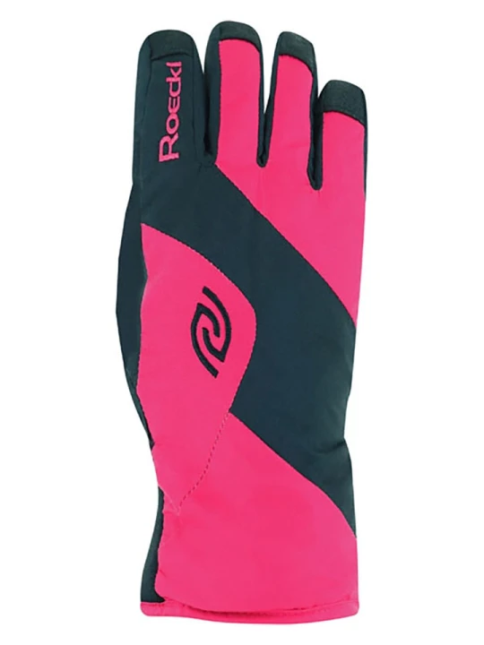 Zdjęcie produktu Roeckl SPORTS Rękawiczki narciarskie "Axams GTX" w kolorze różowo-czarnym rozmiar: 4
