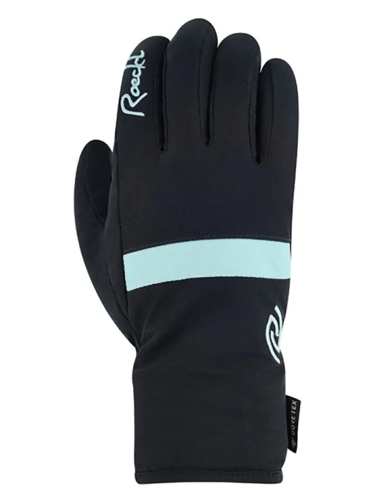 Zdjęcie produktu Roeckl SPORTS Rękawiczki narciarskie "Comano GTX" w kolorze turkusowo-czarnym rozmiar: 6, 5